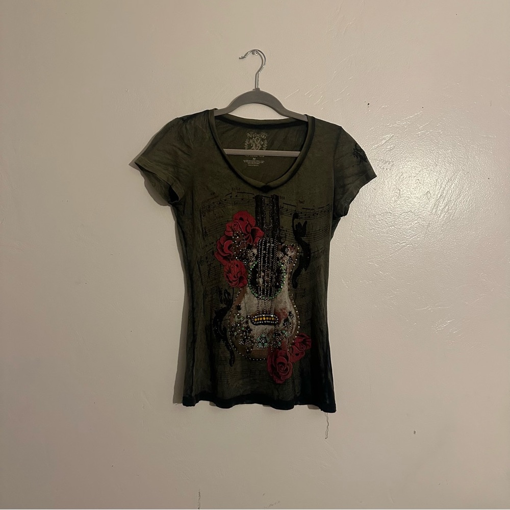Velvet stone short sleeve tee
